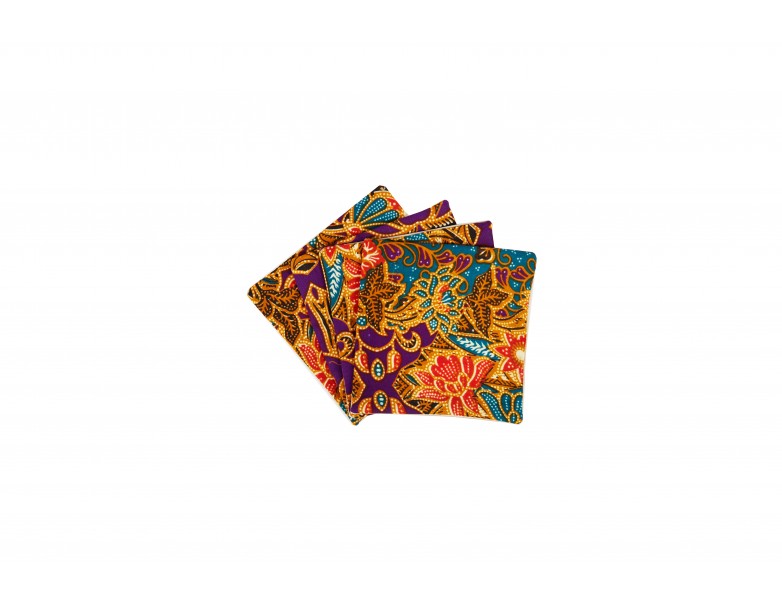 Coasters - Purple Batik