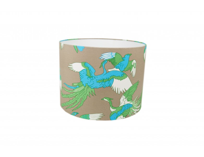 Lampshade - Cylindrical W/ Korla Birds
